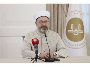 Diyanet İşleri Başkanı Erbaş, "TDV İyilik Buluşmaları" programına çevrim içi katıldı