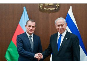 İsrail Başbakanı Netanyahu, Azerbaycan Dışişleri Bakanı Bayramov ile görüştü