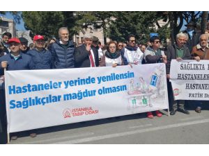 İstanbul Tabip Odası hastanelerin yerinde yenilenmesini istedi