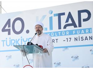 Diyanet İşleri Başkanı Erbaş "40. Türkiye Kitap ve Kültür Fuarı"nın açılışına katıldı