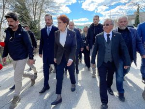 İYİ Parti Genel Başkanı Akşener, Adıyaman'da incelemelerde bulundu