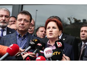 İYİ Parti Genel Başkanı Akşener, mermi isabet eden İstanbul İl Başkanlığında açıklama yaptı:
