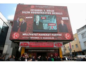 MHP İstanbul 3. Bölge  Seçim Koordinasyon Merkezi açıldı