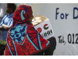 İHH Sudan’da 1333 kumanya paketi dağıttı