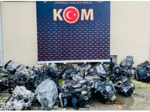 Kırklareli'nde gümrük kaçağı motor bloku sattığı iddiasıyla 4 şüpheli yakalandı