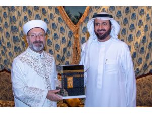 Diyanet İşleri Başkanı Erbaş, Suudi Arabistan Hac ve Umre Bakanı Tevfik er-Rabia ile görüştü