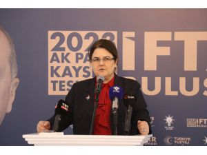 Aile ve Sosyal Hizmetler Bakanı Yanık, Kayseri'de iftar programına katıldı: