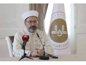 Diyanet İşleri Başkanı Erbaş, "TDV İyilik Buluşmaları" programına çevrim içi katıldı