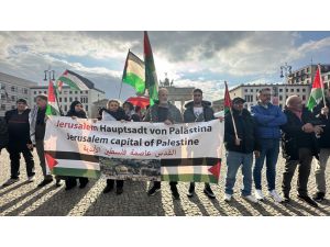 İsrail güçlerinin Mescid-i Aksa baskını Berlin'de protesto edildi