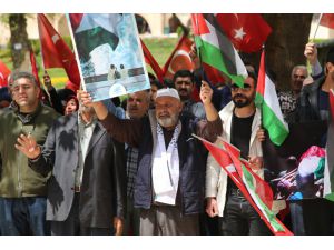 İsrail'in Mescid-i Aksa saldırısı Şanlıurfa'da protesto edildi