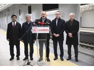 Bakan Karaismailoğlu, Başakşehir-Kayaşehir Metro Hattı'nda incelemelerde bulundu: