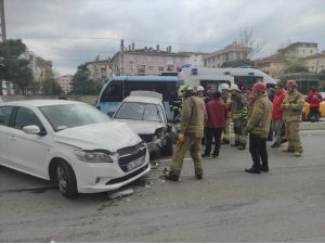 Kartal'daki trafik kazasında 4 kişi yaralandı
