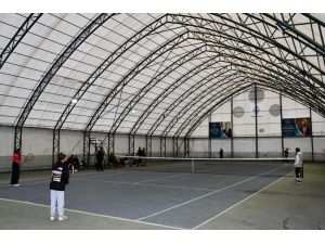 Okul Sporları Yıldızlar Tenis Bölge Birinciliği müsabakaları, Şırnak'ta sürüyor