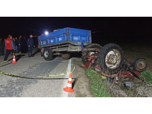 Balıkesir'de devrilen traktörün altında kalan kişi öldü