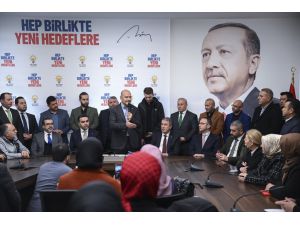 Bakan Soylu, Sarıyer'de partisinin teşkilat mensuplarıyla bir araya geldi: