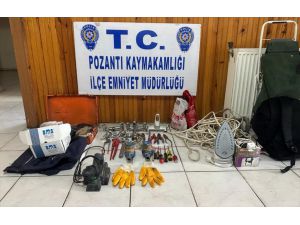 Adana'da yayla evinden hırsızlık şüphelisi tutuklandı