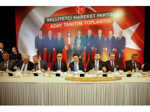 MHP Genel Başkan Yardımcısı Özdemir, Kayseri'de aday tanıtım toplantısında konuştu: