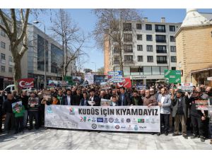 İstanbul'da sivil toplum kuruluşlarından Filistin'e destek