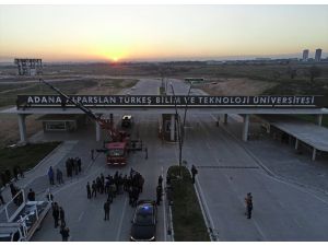 Adana Alparslan Türkeş Bilim ve Teknoloji Üniversitesinin tabelası asıldı