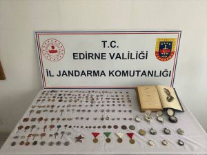 Edirne'de tarihi eser kaçakçılığı operasyonunda bir şüpheli yakalandı