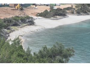 Bodrum'da sahile beyaz kum döken firmaya para cezası uygulandı