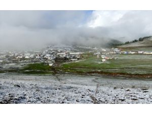 Kars'ta bayramda kar ve sis etkili oldu