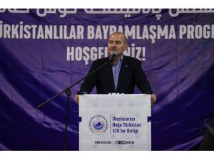 Bakan Soylu, Uluslararası Doğu Türkistan STK'ler Birliği bayramlaşmasında konuştu: