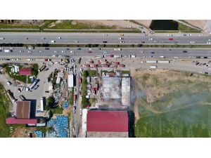 GÜNCELLEME - Kahramanmaraş'ta mobilya fabrikasında çıkan yangına müdahale ediliyor