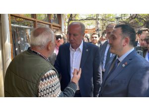 Cumhurbaşkanı adayı ve Memleket Partisi Genel Başkanı İnce, Zonguldak'ta ziyaretlerde bulundu