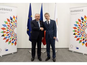 TBMM Başkanı Şentop, Çekya Senato Başkanı Milos Vystrcil ile görüştü