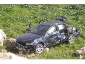 Şırnak'ta tarlaya giren otomobilin sürücüsü ağır yaralandı