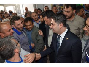 MHP Genel Başkan Yardımcısı Özdemir, Kayseri'de işçilerle bir araya geldi