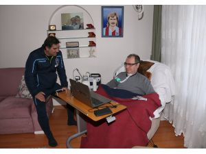 Trabzonspor'dan eski futbolcu İsmail Gökçek'e ziyaret