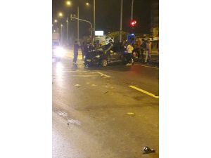 Mersin'de otobüs ile hafif ticari aracın çarpışması sonucu 1 kişi öldü