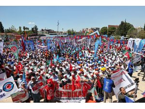 TÜRK-İŞ Genel Başkanı Atalay, Adana'da 1 Mayıs etkinliğinde konuştu:
