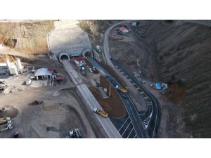 Giresun-Sivas güzergahındaki Eğribel Tüneli'nin inşası tamamlandı