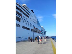 Bodrum'a Bahama bandıralı kruvaziyerle 515 turist geldi