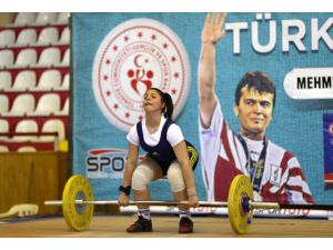 Büyükler Türkiye Halter Şampiyonası Sivas'ta sürüyor