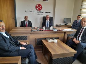 MHP Genel Başkan Yardımcısı Mustafa Kalaycı, Seydişehir'de ziyaretlerde bulundu