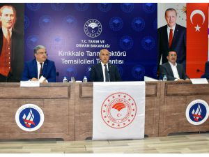 Bakan Kirişci, Kırıkkale'de tarım sektörü temsilcileriyle bir araya geldi: