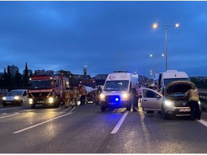 Beşiktaş'ta zincirleme trafik kazasında 1 kişi öldü, 4 kişi yaralandı