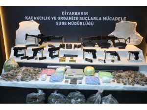 Diyarbakır'da suç örgütü operasyonunda 20 şüpheli yakalandı