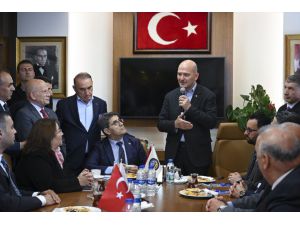 İçişleri Bakanı Soylu, İSTESKOB'u ziyaretinde konuştu: