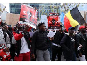 Afrikalı üniversite öğrencilerinden Belçika'ya ayrımcılık protestosu