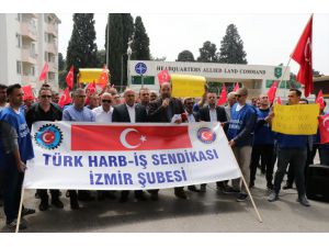 İzmir'deki NATO komutanlığına toplu sözleşme görüşmelerinde uzlaşma çağrısı