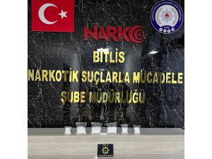 Bitlis'te 893 gram sentetik uyuşturucu ele geçirildi