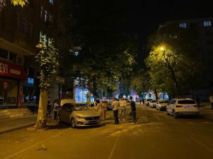 Diyarbakır'da park halindeki 3 aracın üzerine ağaç devrildi