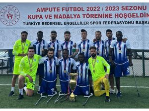 Ampute Futbol Süper Ligi'nde şampiyon Şahinbey Belediyesi Gençlik ve Spor Kulübü