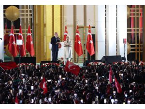 Cumhurbaşkanı Erdoğan, Cumhurbaşkanlığı Külliyesi'nde vatandaşlara hitap etti: (3)