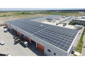 Balıkesir Büyükşehir Belediyesinin çatı tipi güneş enerjisi santrali faaliyete geçti